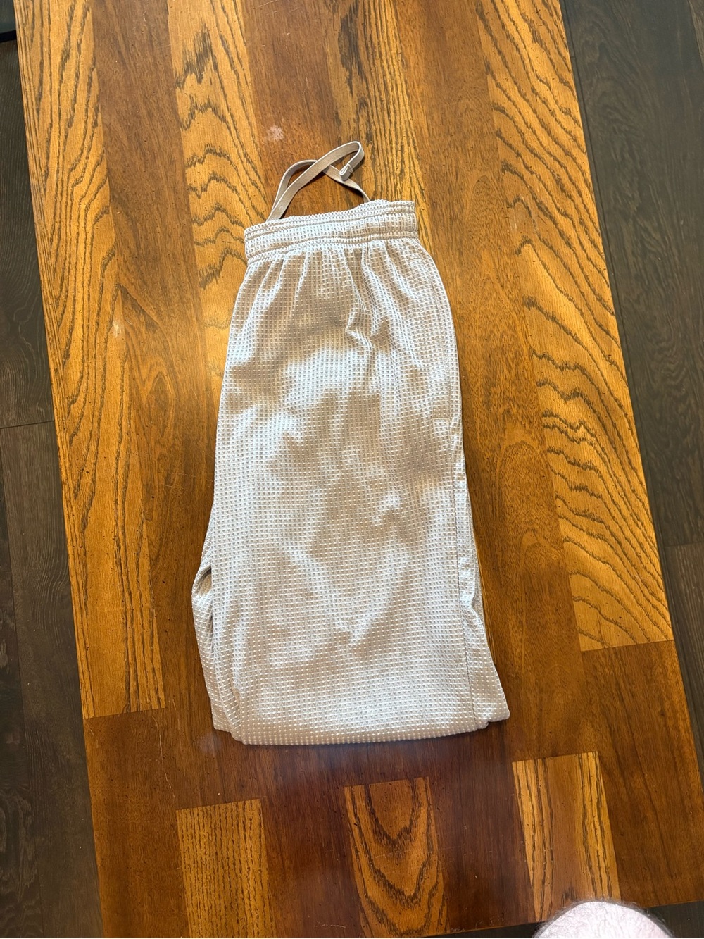 Under Armour Light Gray Waffle Knit Joggers